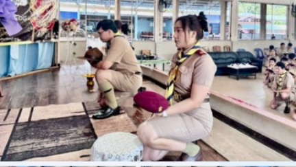 พิธีวางพวงมาลาถวายราชสดุดีเนื่องในวันสมเด็จพระมหาธีรราชเจ้า