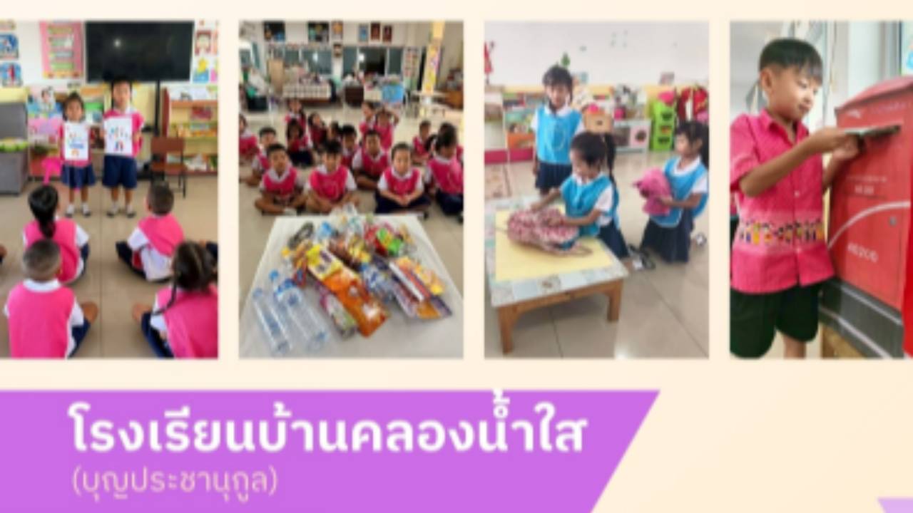 รายงานผลการจัดกิจกรรมการทดลอง 20 กิจกรรม โรงเรียนบ้านคลองน้ำใส(บุญประชานุกูล)