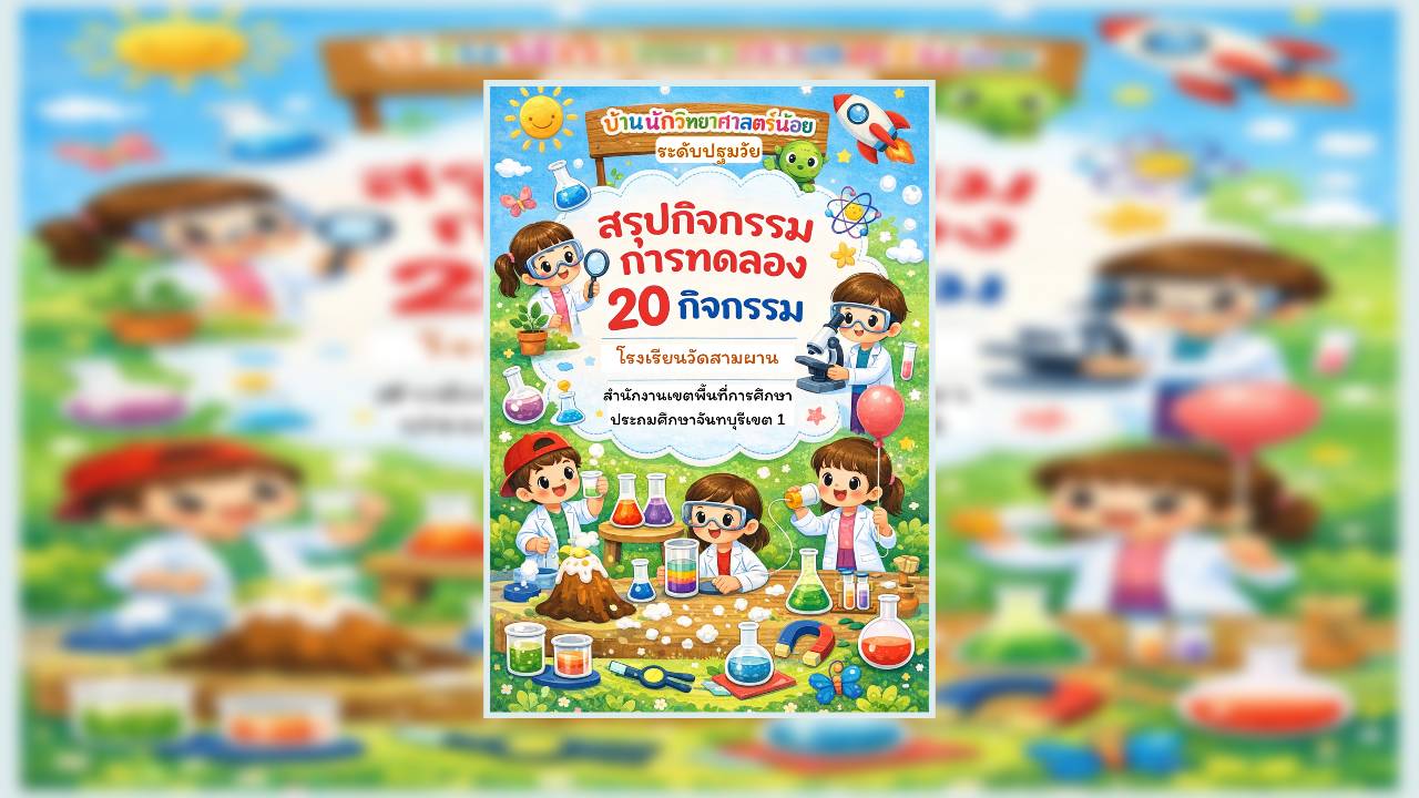 รายงานผลการทดลอง 20 กิจกรรม โรงเรียนวัดสามผาน